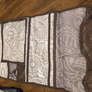 Brown and White Hanging Organizer